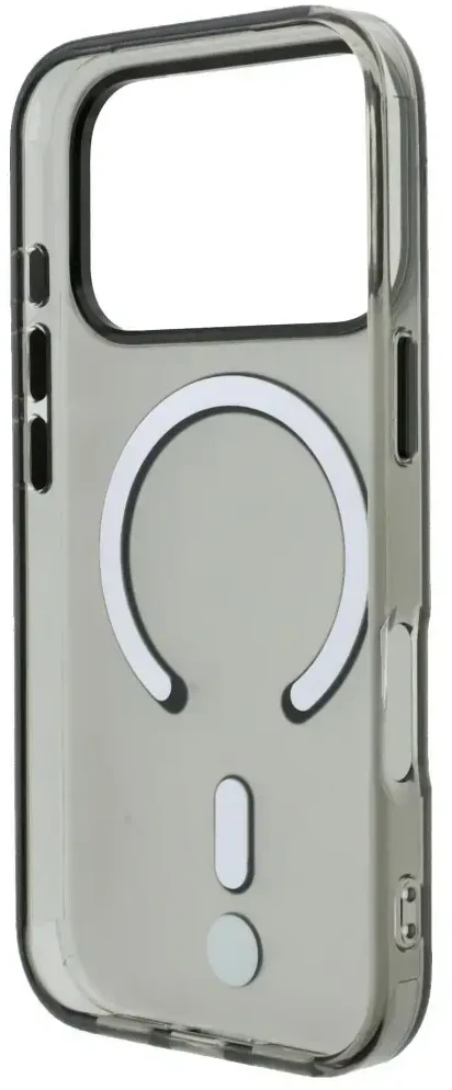 Dėklas BMW Sign Frosted IML & Metal Logo MagSafe Case for iPhone 18 Pro Max / 17 Pro Max - Gray