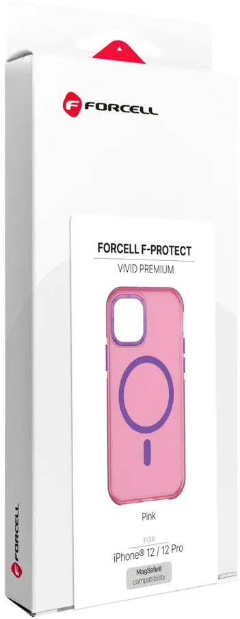 Dėklas Case for iPhone 13 / 14 Forcell F-Protect Vivid Premium compatible with MagSafe pink
