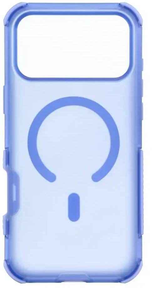 Dėklas „Korpusas iPhone 18 Pro Max / 17 Pro Max Forcell F-Protect BumperX Premium, suderinamas su MagSafe, šviesiai mėlynas“