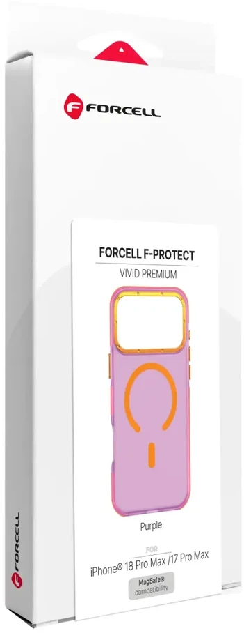 Dėklas Case for iPhone 18 Pro Max / 17 Pro Max Forcell F-Protect Vivid Premium compatible with MagSafe violetinė