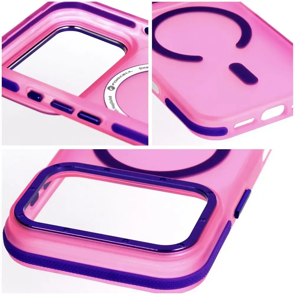 Dėklas Case for iPhone 18 Pro Max / 17 Pro Max Forcell F-Protect Vivid Premium compatible with MagSafe pink