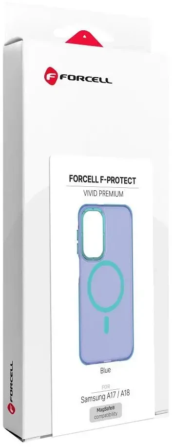 Dėklas na Samsung A17 / A18 Forcell F-Protect Vivid Premium zgodne su MagSafe mėlyna 0INT