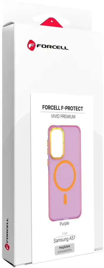 Dėklas na Samsung A57 Forcell F-Protect Vivid Premium zgodne su MagSafe violetinė 0INT