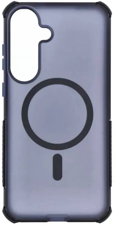 Dėklas, skirtas Samsung S26 FE / S25 FE, Forcell F-Protect BumperX Premium, suderinamas su MagSafe, tamsiai mėlynas 0INT