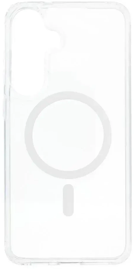 Dėklas Samsung S26 FE Forcell F-Protect Clear Hybrid Premium, suderinamas su MagSafe, permatomas