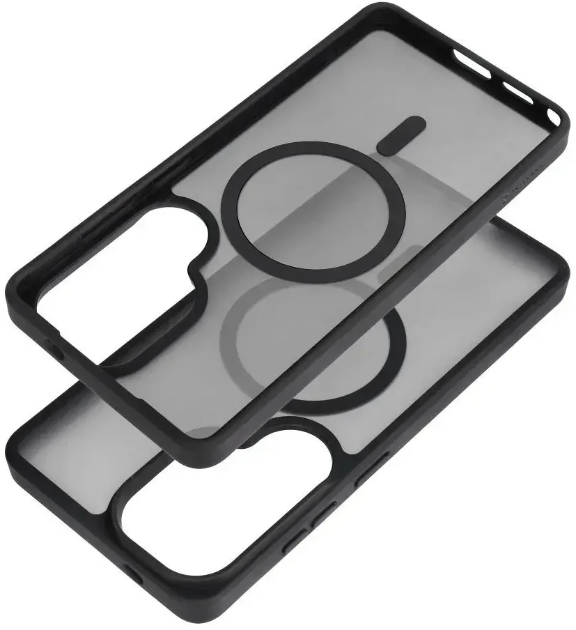 Dėklas na Samsung S26 Ultra Forcell F-Protect Smoke Hybrid Premium Lite zgodne su MagSafe juoda 0INT