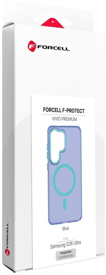 Dėklas na Samsung S26 Ultra Forcell F-Protect Vivid Premium zgodne su MagSafe mėlyna 0INT
