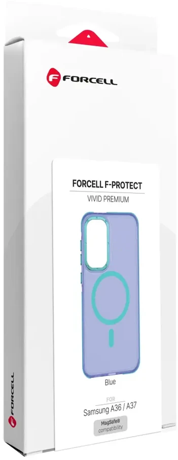 Dėklas na Samsung Z Flip 8 5G Forcell F-Protect Vivid Premium zgodne su MagSafe mėlyna 0INT