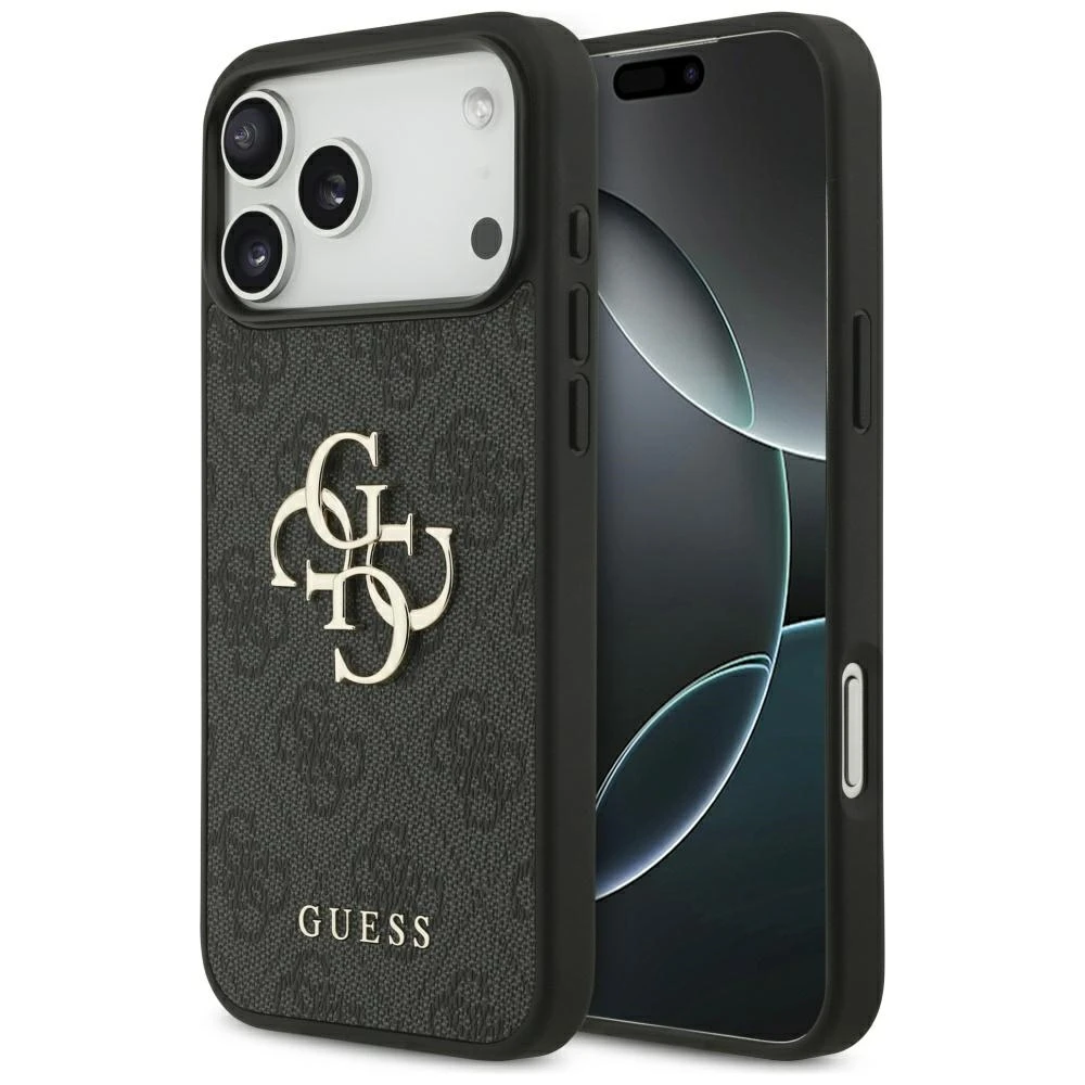 Dėklas Guess 4G Big Logo skirtas iPhone 17 Pro Max juodos spalvos