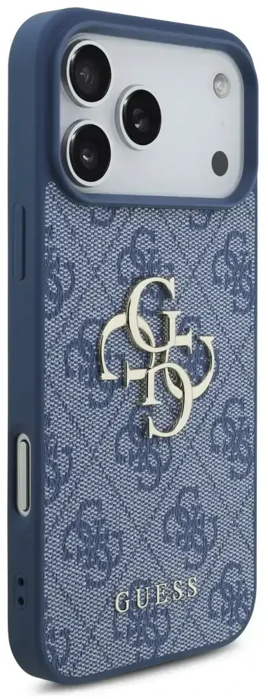 Dėklas Guess 4G Big Logo do iPhone 18 Pro Max / 17 Pro Max mėlyna