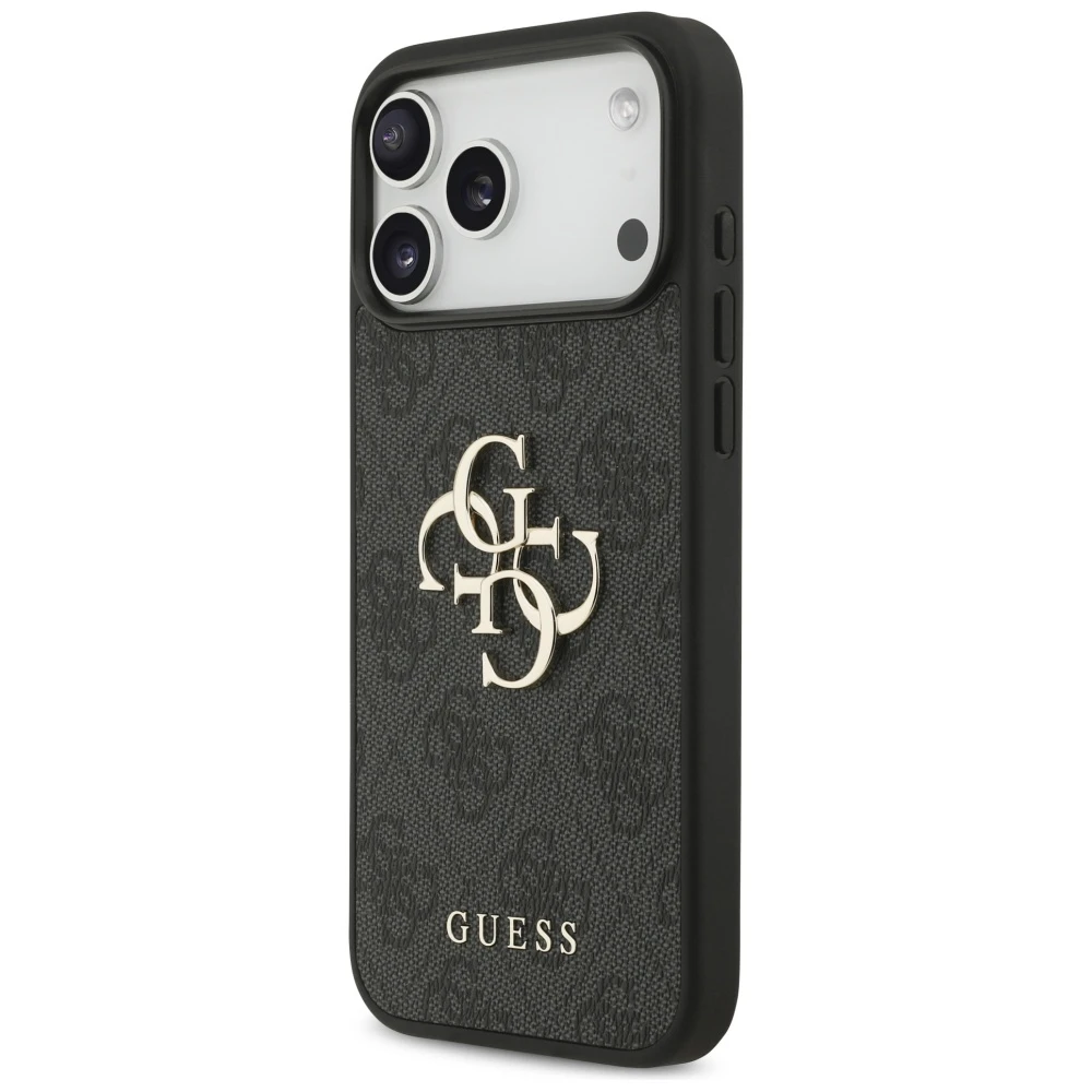 Dėklas Guess 4G Big Logo skirtas iPhone 17 Pro Max juodos spalvos
