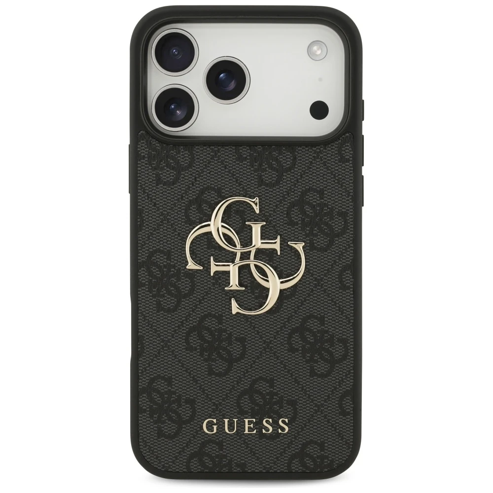 Dėklas Guess 4G Big Logo skirtas iPhone 17 Pro Max juodos spalvos