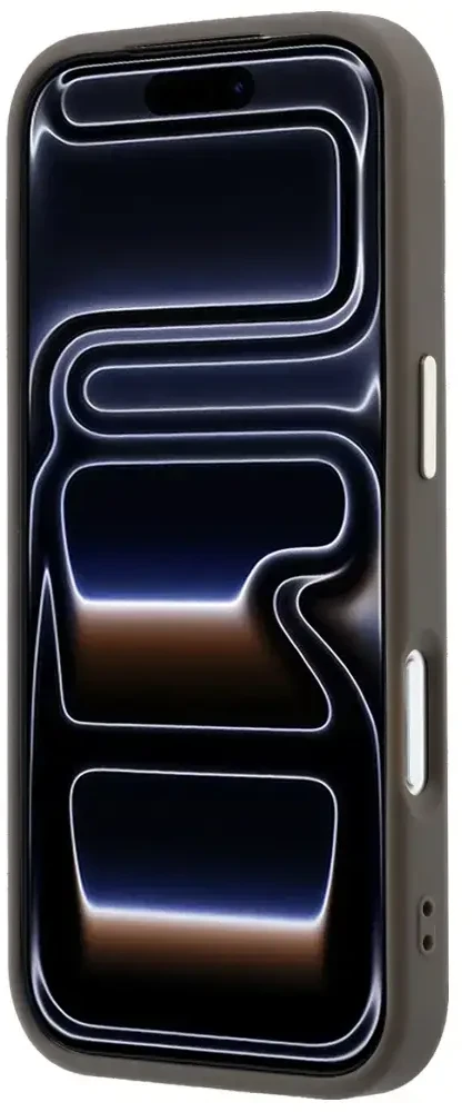 Dėklas Guess 4G & Big Strass Logo do iPhone 18 Pro Max / 17 Pro Max ruda