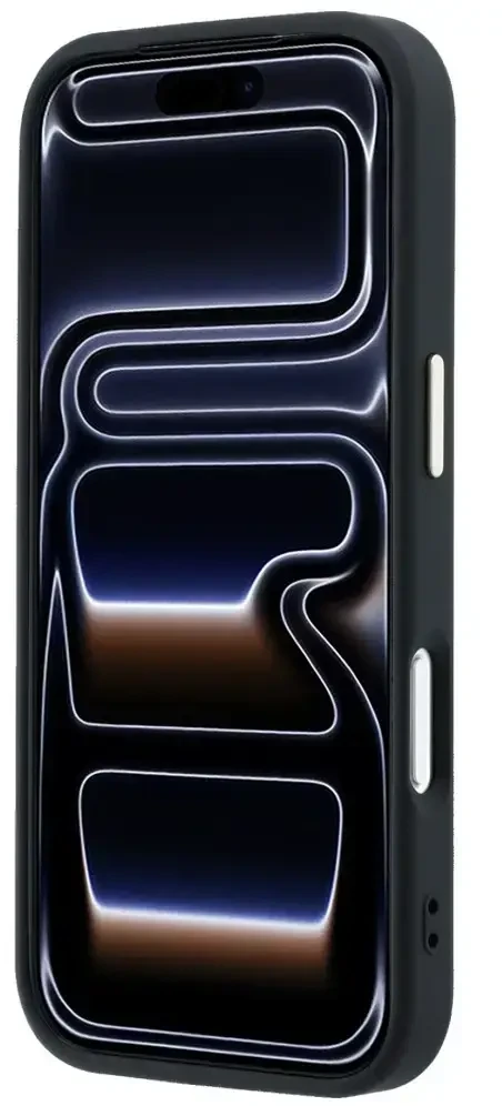 Dėklas Guess 4G & Big Strass Logo do iPhone 18 Pro Max / 17 Pro Max juoda