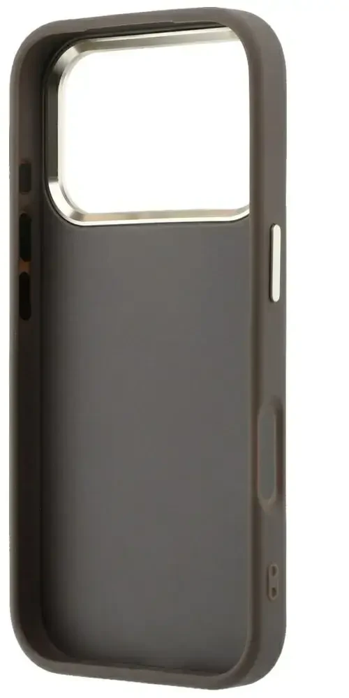 Dėklas Guess 4G & Big Strass Logo do iPhone 18 Pro Max / 17 Pro Max ruda