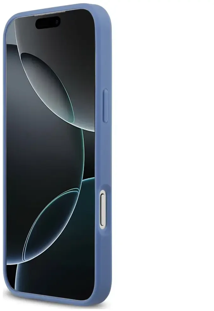 Dėklas Guess 4G Double Card Triange do iPhone 18 Pro Max / 17 Pro Max mėlyna