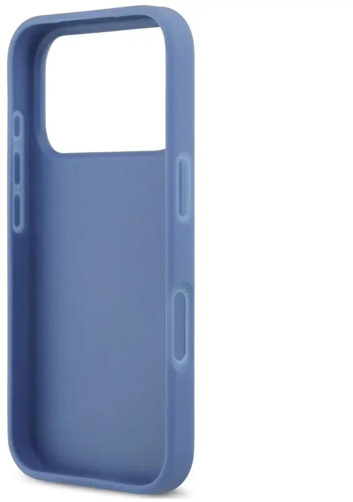 Dėklas Guess 4G Double Card Triange do iPhone 18 Pro / 17 Pro mėlyna