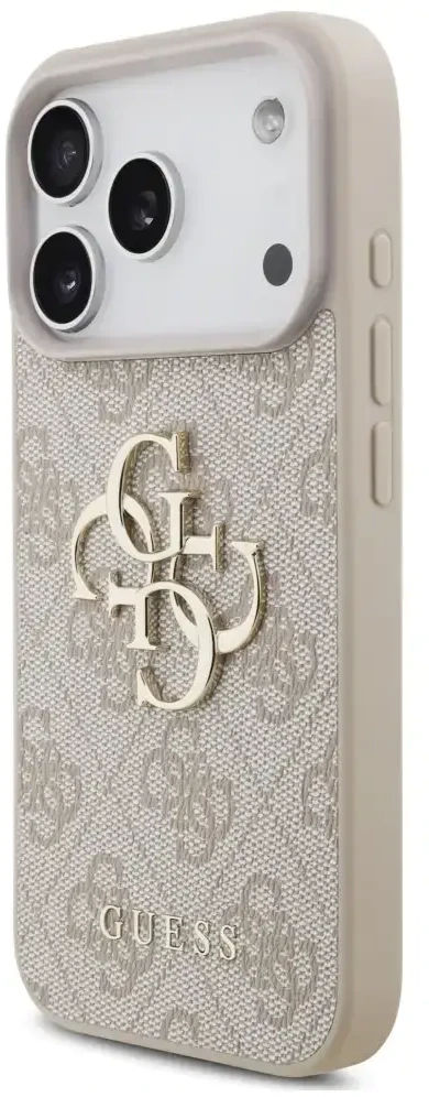 Dėklas Cg Mobile Sas Guess 4G Strap 4G Classic Logo case for Iphone 18 Pro / 17 Pro pink
