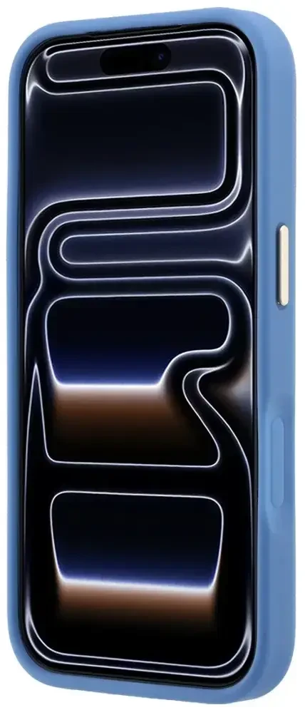 Dėklas Guess 4G with Stripe Round and Classic Logos MagSafe do iPhone 18 Pro / 17 Pro mėlyna