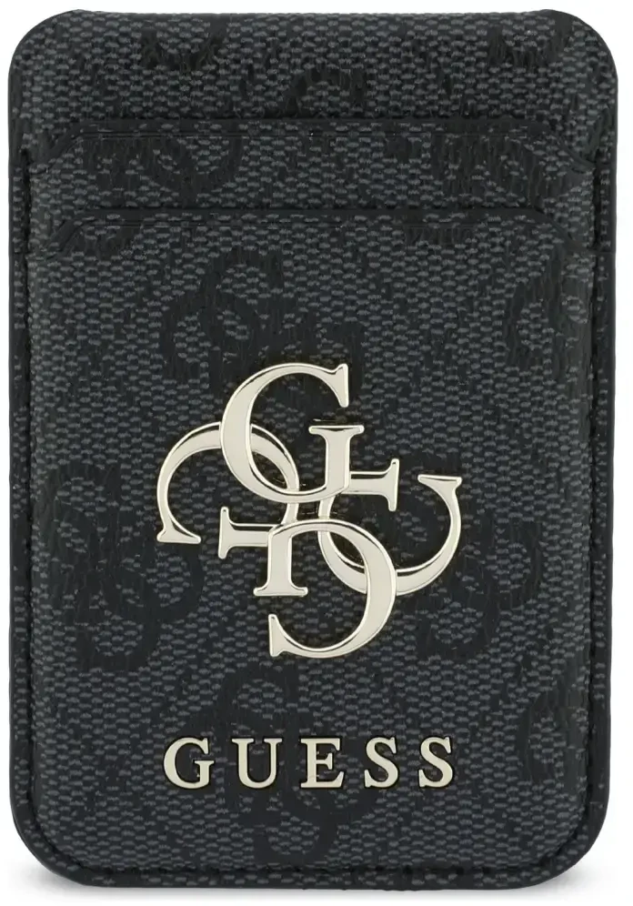 Dėklas Guess 4G su portfelem Magsafe do iPhone 18 Pro Max / 17 Pro Max juoda
