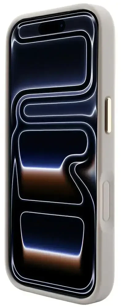Dėklas Guess Saffiano Peony & Ring MagSafe do iPhone 18 Pro Max / 17 Pro Max rožinė