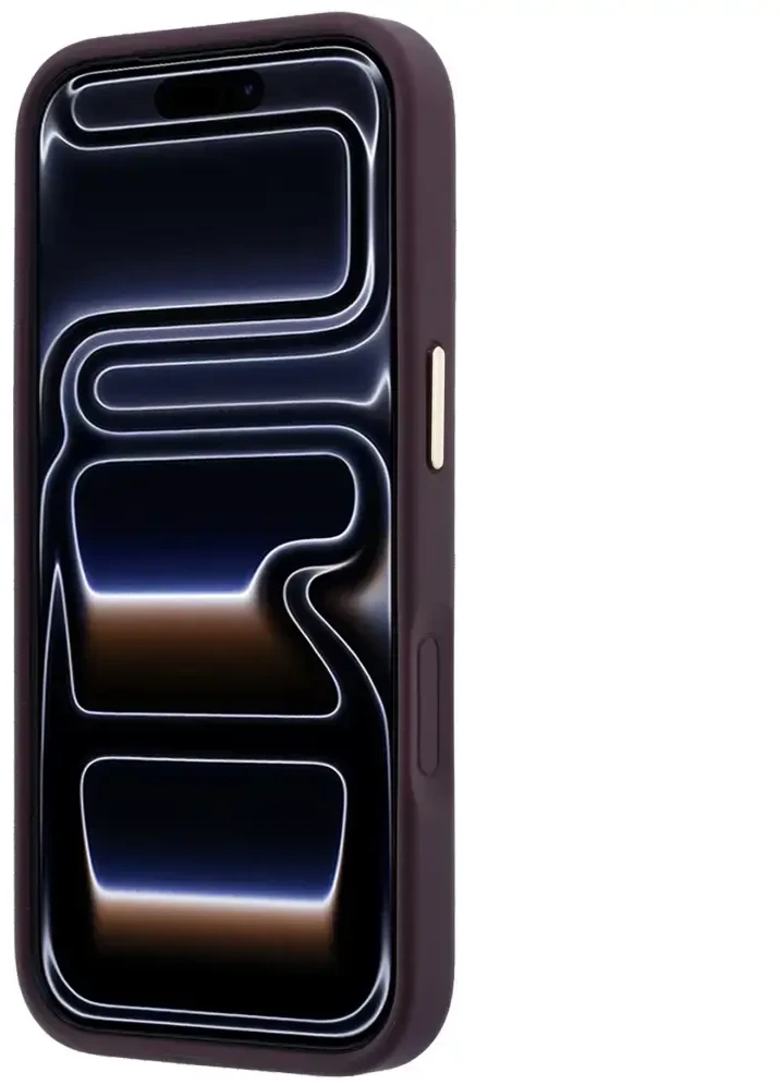 Dėklas Guess Saffiano Peony & Ring MagSafe do iPhone 18 Pro Max / 17 Pro Max bordo spalvos