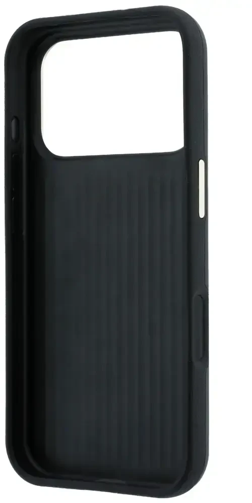 Dėklas Guess Smooth & Big Strass Logo do iPhone 18 Pro Max / 17 Pro Max juoda