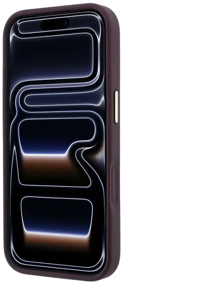 Dėklas Guess Stripe Peony 4G Logo MagSafe do iPhone 18 Pro Max / 17 Pro Max bordo spalvos