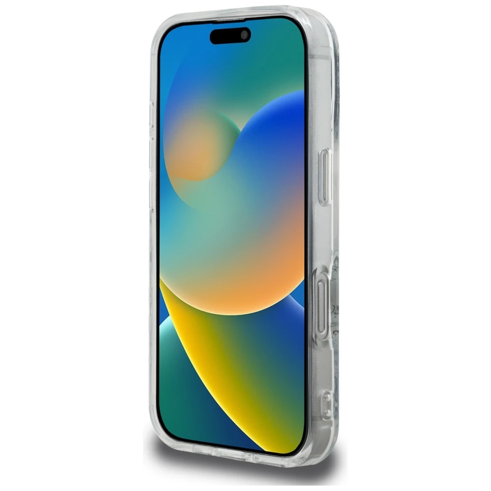 Karl Lagerfeld dėklas, skirtas IPHONE 16 PRO MAX KLHCP16XHMCHKCT (IML kelių K&C galvučių raštas)