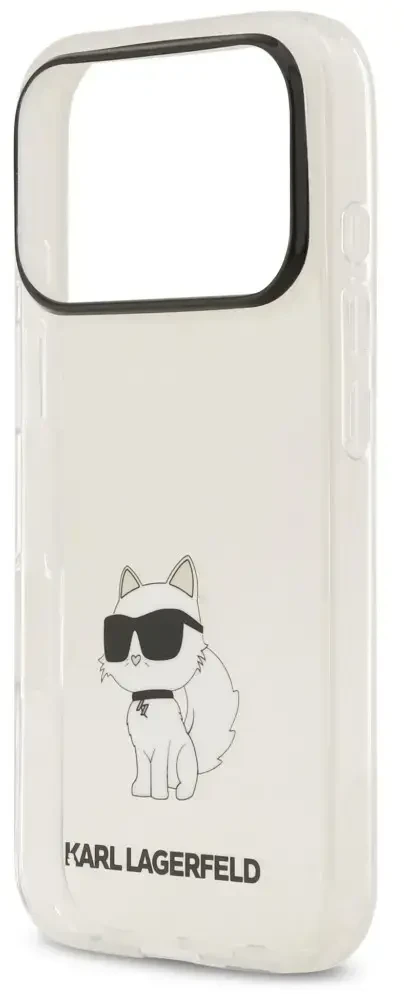 Dėklas Karl Lagerfeld IML NFT Choupette Case for iPhone 18 Pro / 17 Pro - Transparent