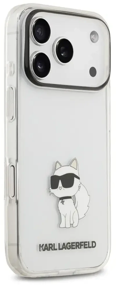 Dėklas Karl Lagerfeld IML NFT Choupette Case for iPhone 18 Pro / 17 Pro - Transparent
