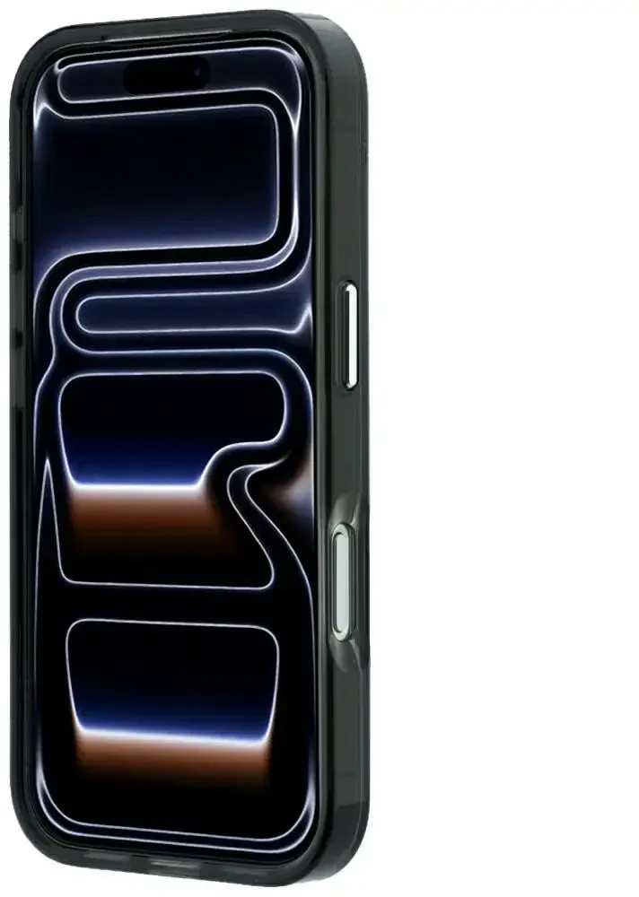 Dėklas Karl Lagerfeld Smooth Karl & Choupette Bodies Sketch MagSafe do iPhone 18 Pro / 17 Pro juoda
