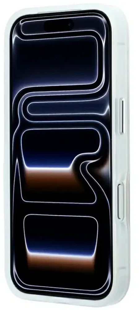 Dėklas Karl Lagerfeld Smooth Karl & Choupette Bodies Sketch MagSafe Case for iPhone 18 Pro / 17 Pro - rusvai gelsvas