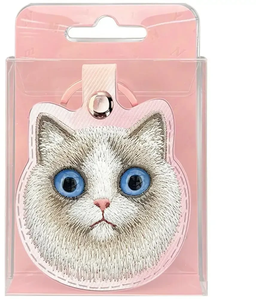 Dėklas Locator Nimmy New Big Eyed Pet 2.0 Cat rožinės spalvos