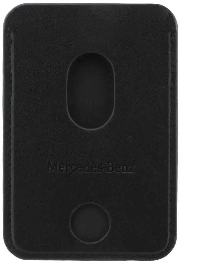 Dėklas Rinkinys etui + portfel Mercedes Grilis Pattern Leather MagSafe do iPhone 18 Pro / 17 Pro juoda