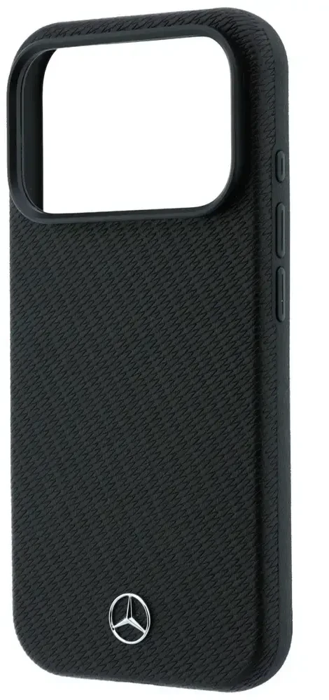 Dėklas Rinkinys etui + portfel Mercedes Grilis Pattern Leather MagSafe do iPhone 18 Pro / 17 Pro juoda