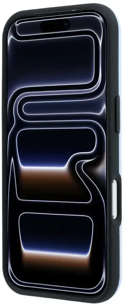 Dėklas Mercedes Leather Semi Wrap Iconic Line MagSafe do iPhone 18 Pro Max / 17 Pro Max mėlyna