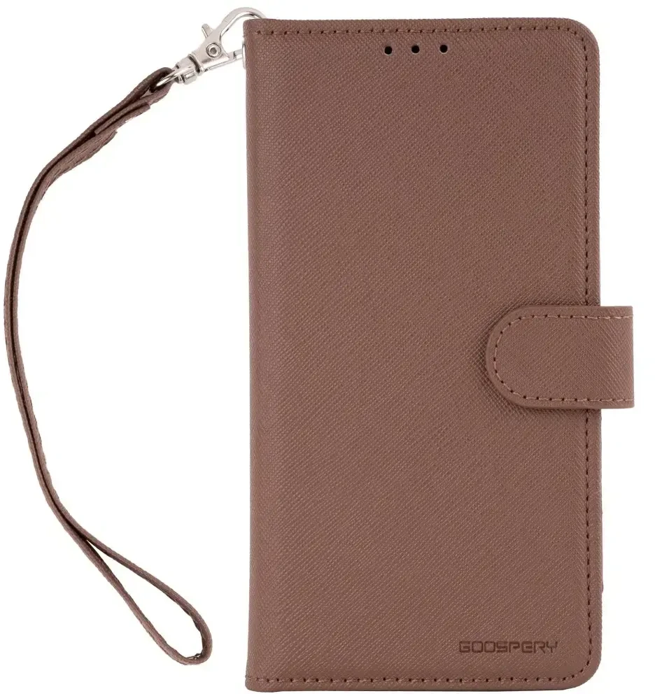 Dėklas Mercury Essential Diary do iPhone 17 Pro / 18 Pro ruda