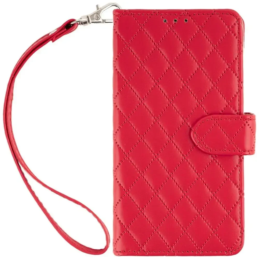 Dėklas Mercury Luxe Diary do iPhone 17 Pro / 18 Pro raudona