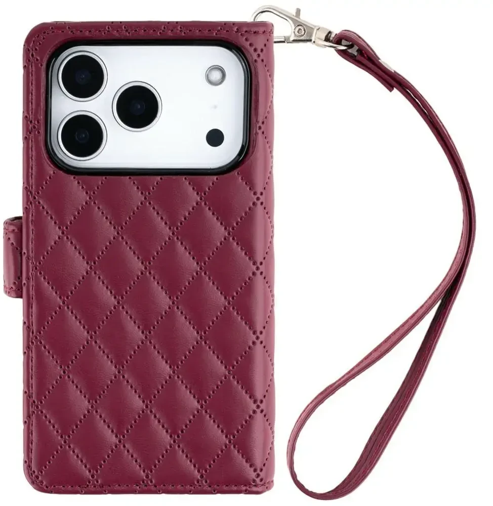 Dėklas Mercury Luxe Diary do iPhone 17 Pro / 18 Pro bordinė