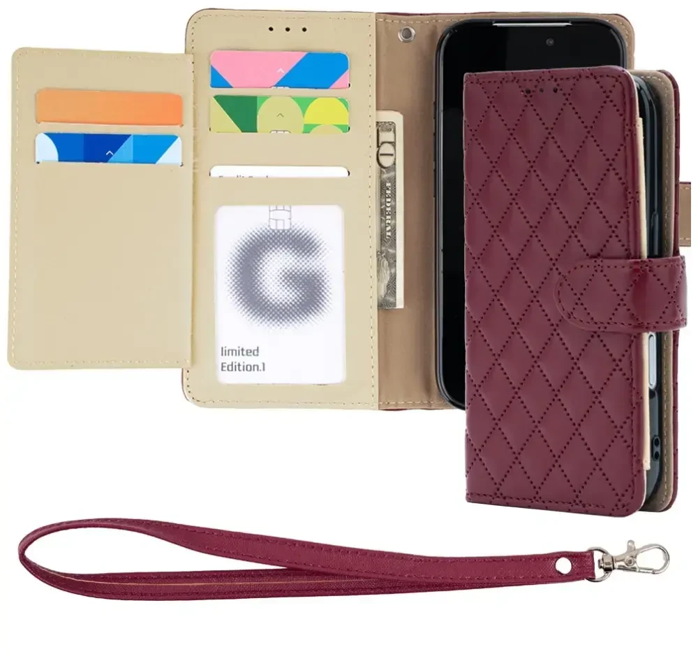 Dėklas Mercury Luxe Diary do iPhone 17 Pro / 18 Pro bordinė