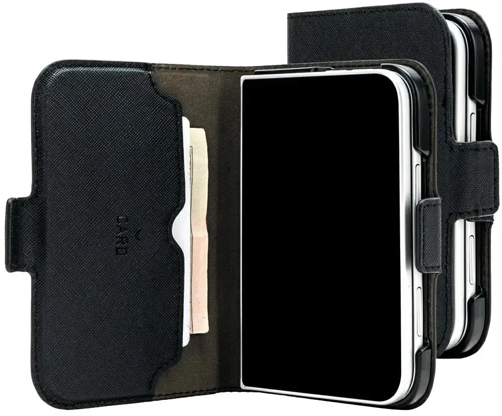 Dėklas Mercury Premium Wallet Diary do iPhone Duo juoda