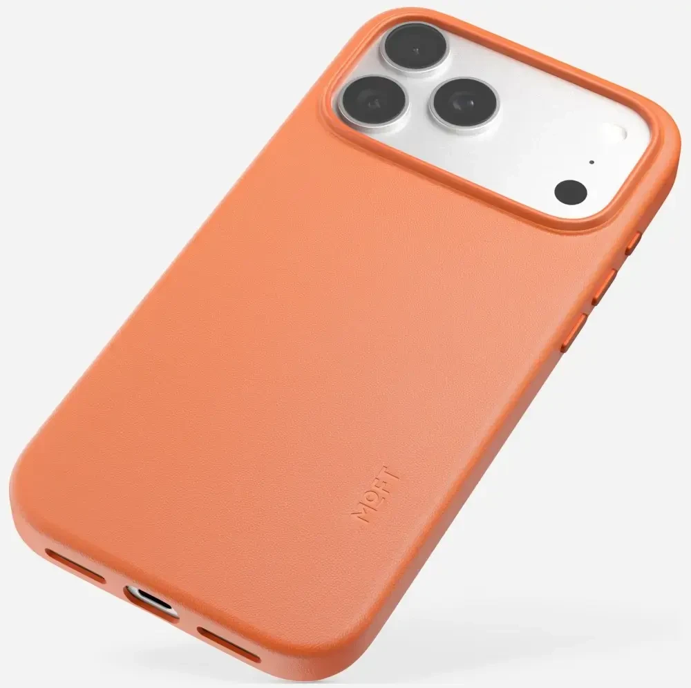 Dėklas Moft Snap MagSafe do iPhone 18 Pro / 17 Pro oranžinė