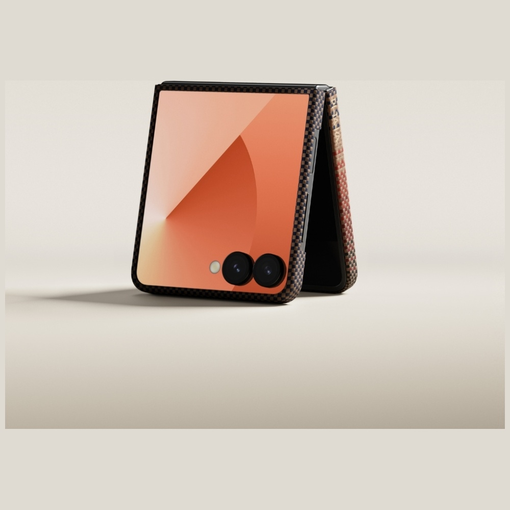 Dėklas PITAKA Ultra-Slim MagSafe skirtas Samsung Galaxy Z Flip7 sunset