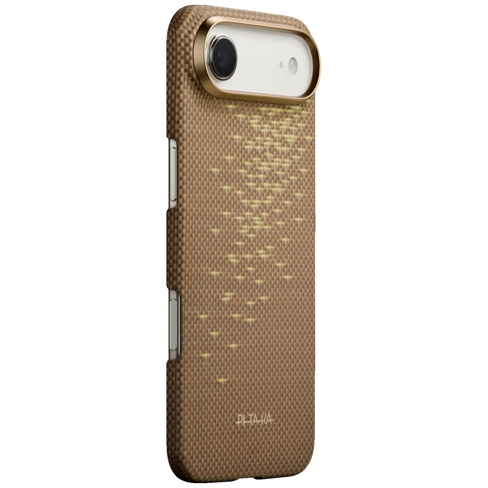 Dėklas PITAKA Ultra-Slim MagSafe, skirtas iPhone Air, golden glint