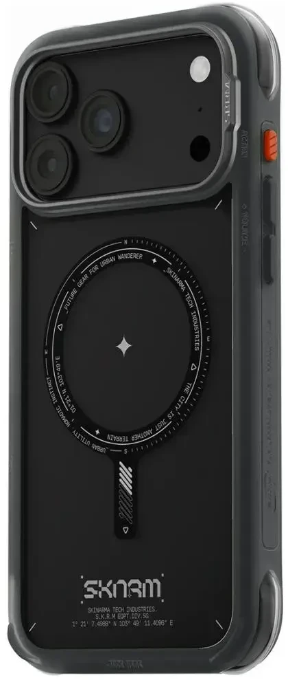 Dėklas Skinarma Avion MagSafe do iPhone 18 Pro Max / 17 Pro Max juoda