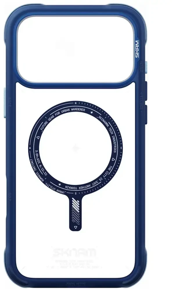 Dėklas Skinarma Avion MagSafe do iPhone 18 Pro Max / 17 Pro Max mėlyna
