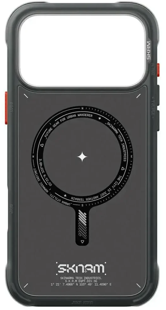 Dėklas Skinarma Avion MagSafe do iPhone 18 Pro Max / 17 Pro Max juoda