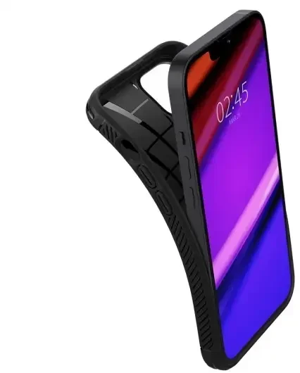 Dėklas SPIGEN Rugged Armor ACS03518 Iphone 13 – matinis juodas