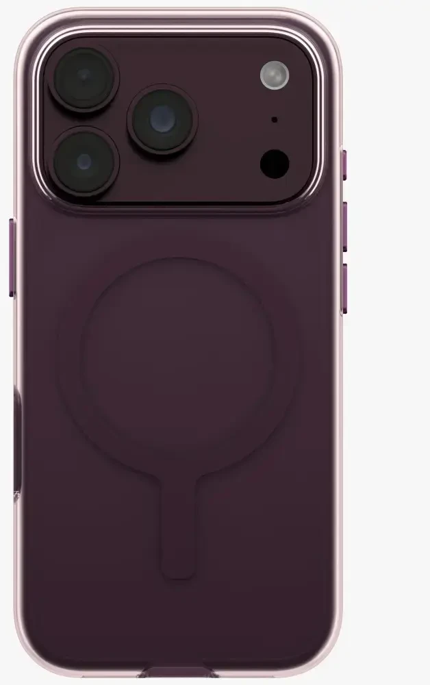 Dėklas UNIQ Clario do iPhone 18 Pro / 17 Pro Magclick Charging eco violetinė